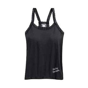 Harley-Davidson® Women's Seamless Lace Trim Sleep Tank Top, Black 97614-18VW